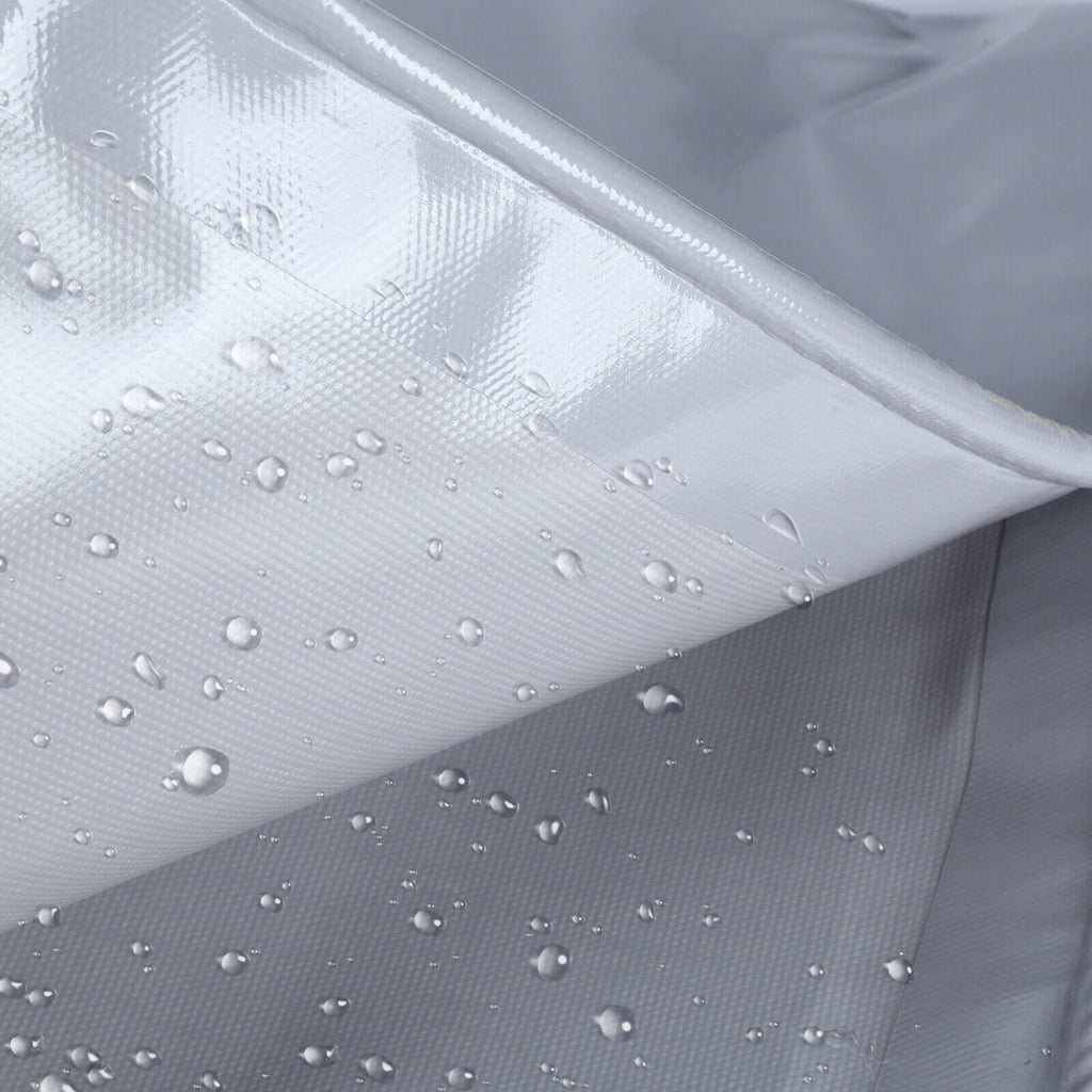 3*5 Meter Grey Waterproof PVC Tarpaulin Canopy Cover V86008