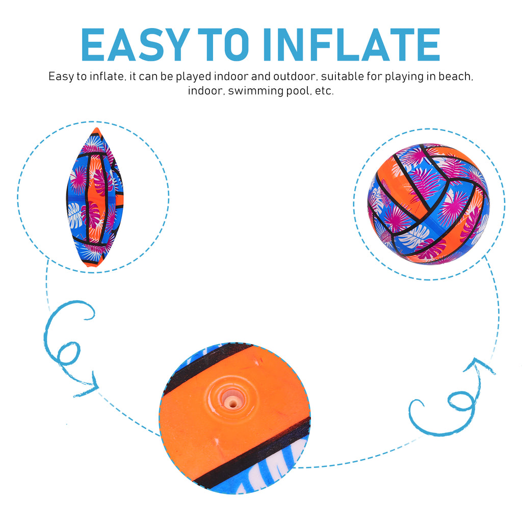 Inflatable Rainbow Vinyl Volleyball Ball U2486