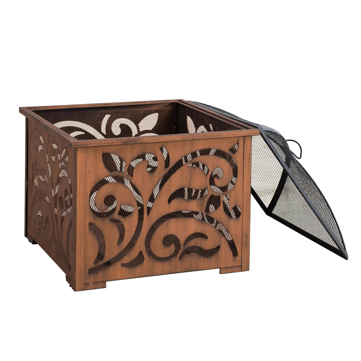 26 in. Square Wood Burning Firepit I499194