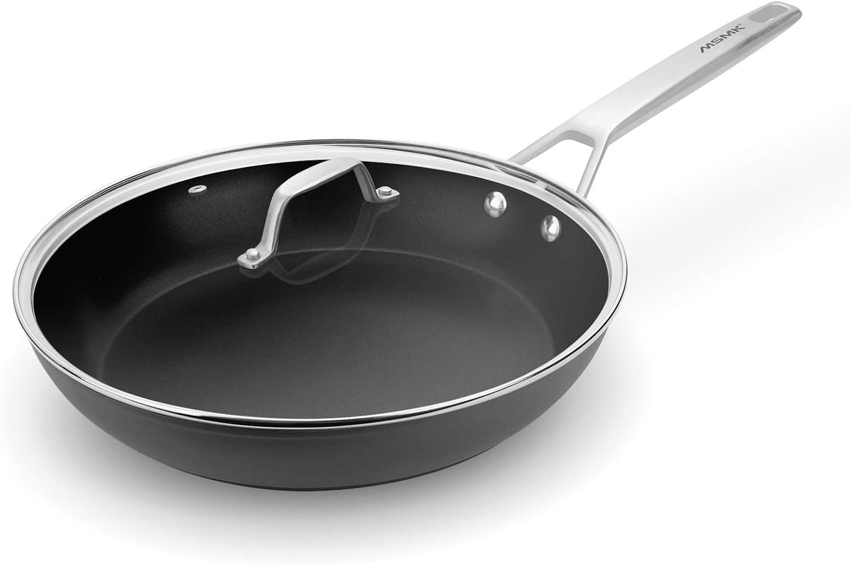 10-inch Nonstick Stainless-steel Frying Pan with Lid N3765
