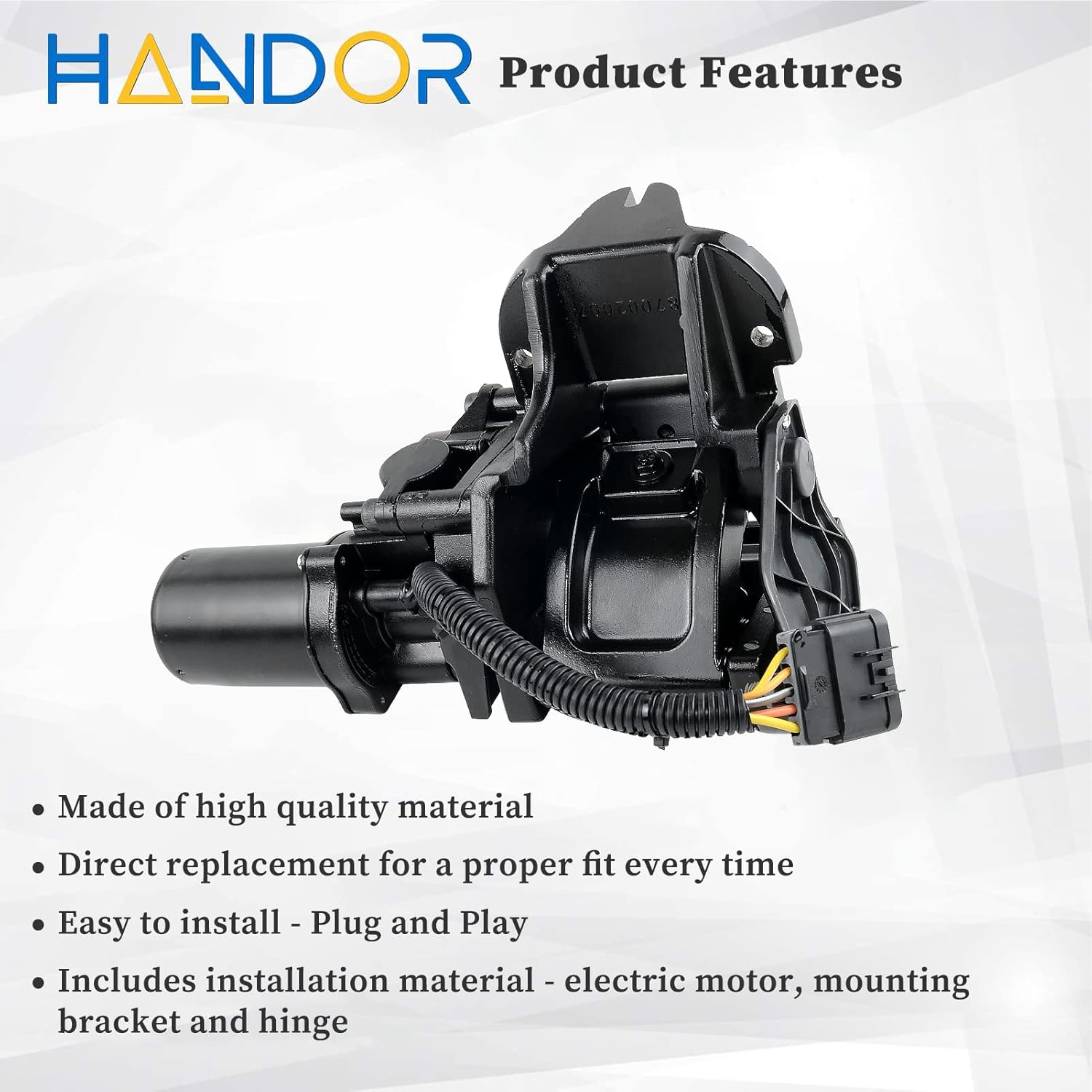 Front Left Power Running Board Motor Assembly with Bracket & Hinge Y16997