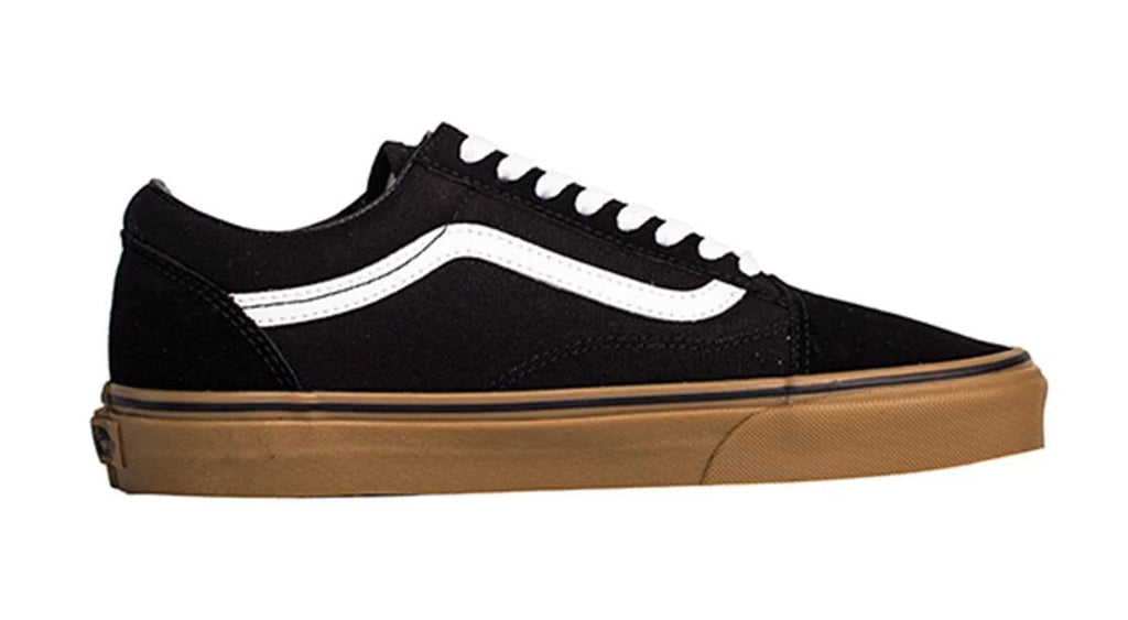 Black Medium Gum Vans Old Skool Shoes Y93904