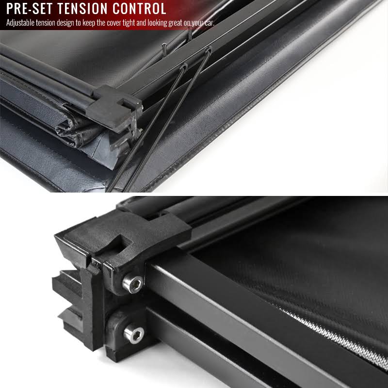 Tri-Fold Tonneau Cover for Nissan Frontier King Cab T8023