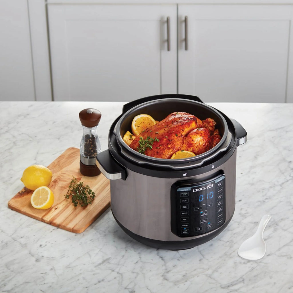 8 Quart 15 Function Crock Multi-Cooker with Lid B28186