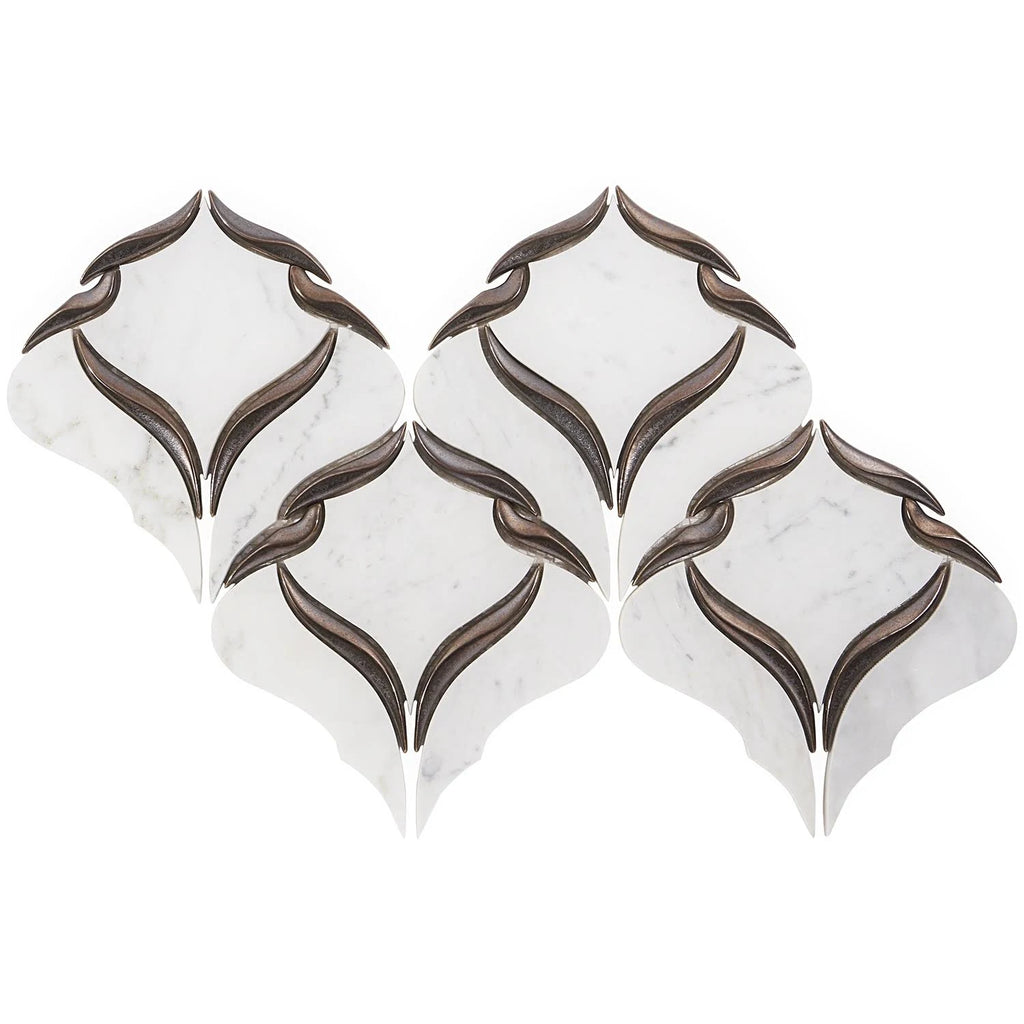 Polished Carrara Mosaic J7373