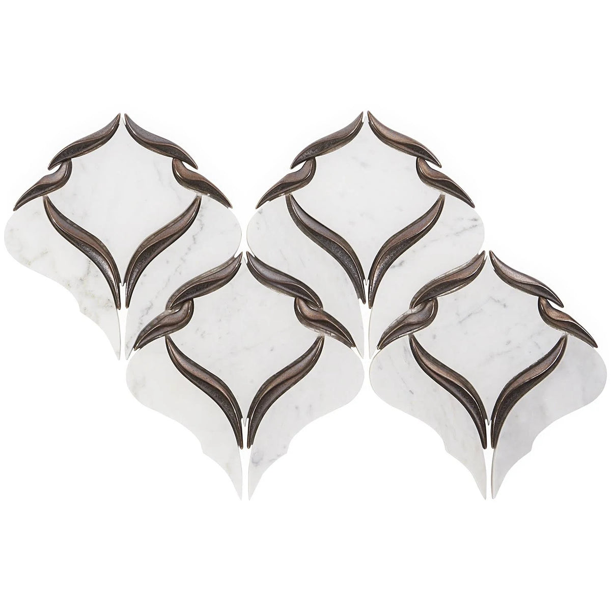 Polished Carrara Mosaic J7373