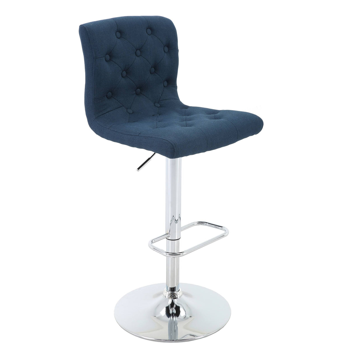 Blue Tufted Barstool U629920