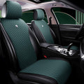 Black Leather Car Seat Covers 11PCS S377733