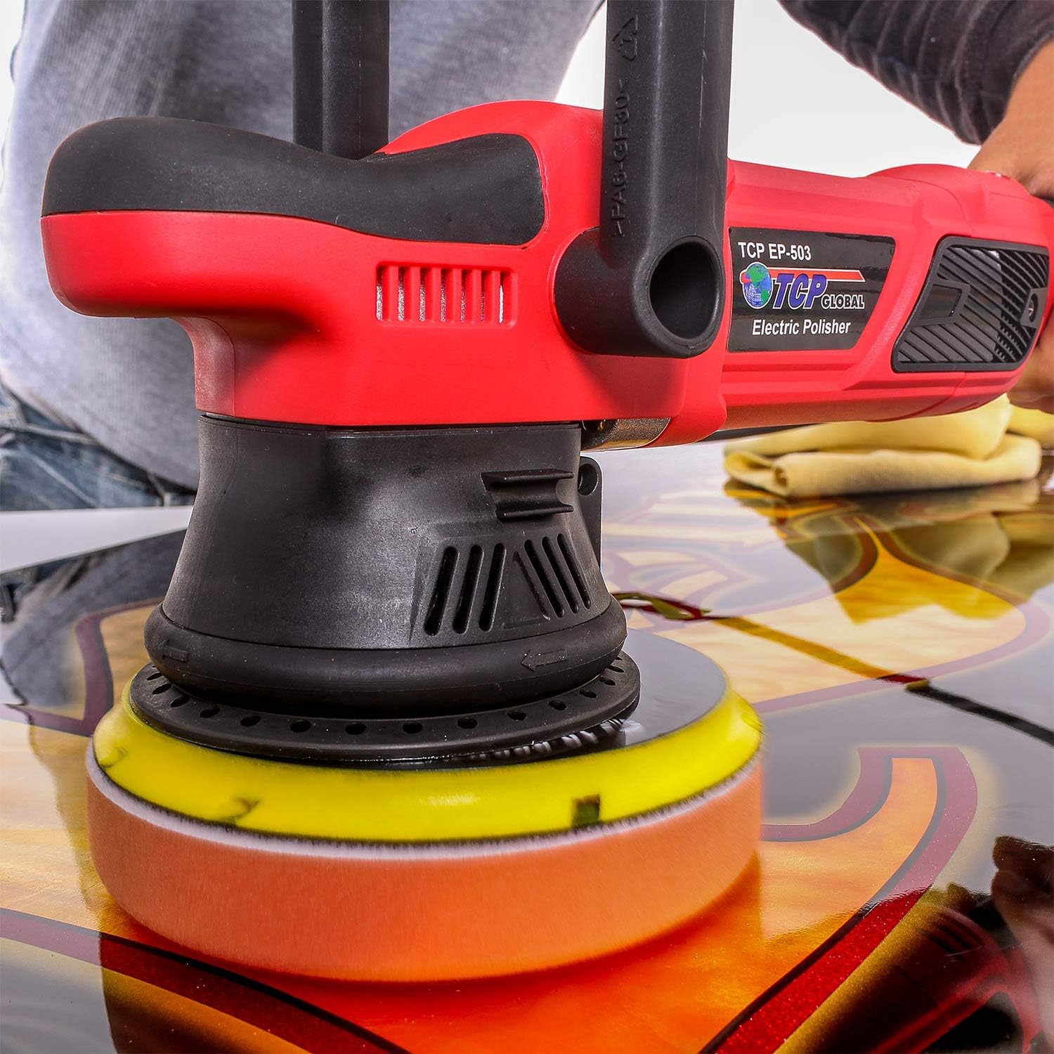 6" Variable Speed Random Orbit Dual-Action Polisher, 8 Amps, Pack of 2 H4847