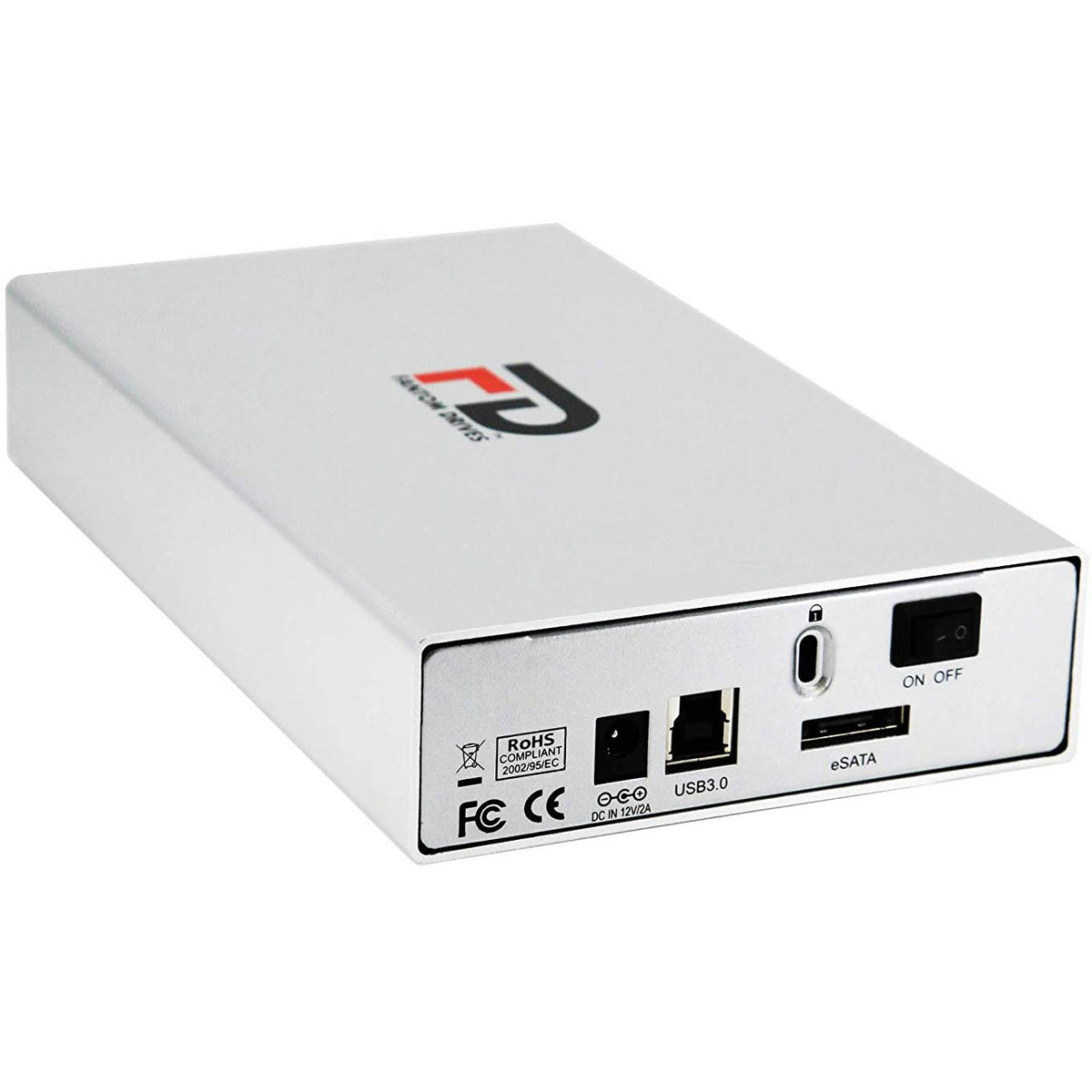 4tb External Hard Drive, Silver O527698