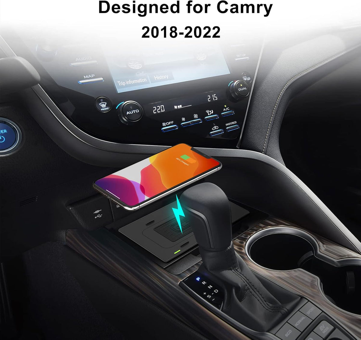 Wireless Charger for Toyota Camry 2018 2022, Pack of 2 Q14326
