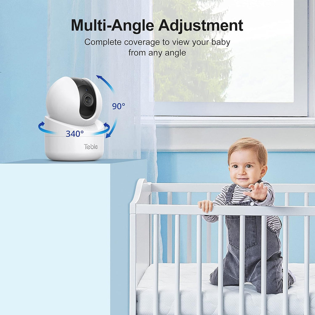 5.5 Video Baby Monitor with Camera and Audio, 720P HD Night Vision, 5000mAh Battery L949