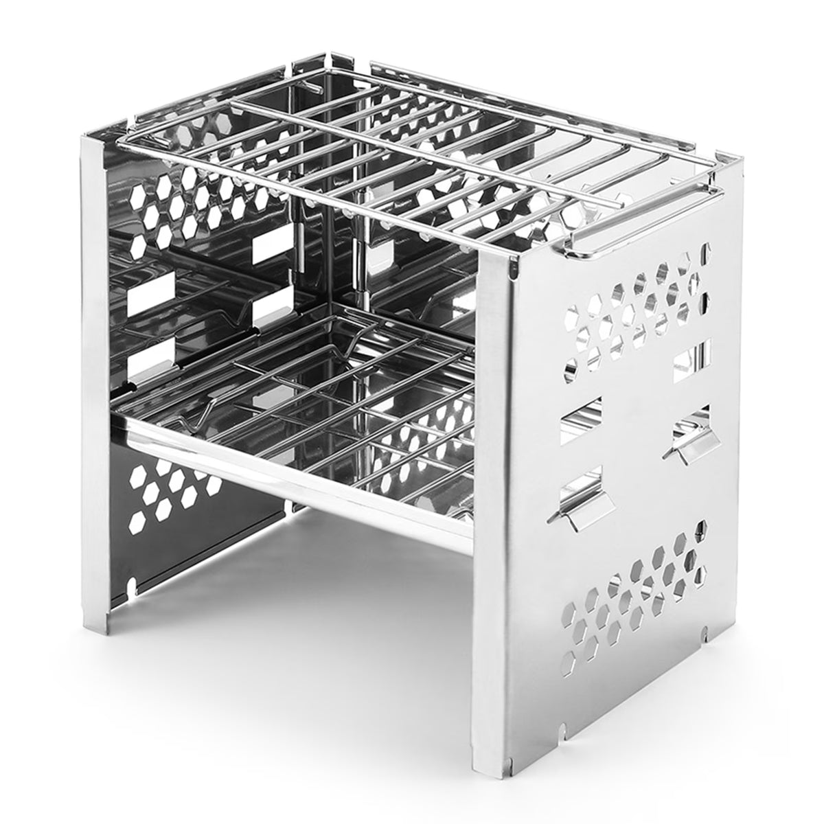 Stainless Steel Wood Burning Stove D8956