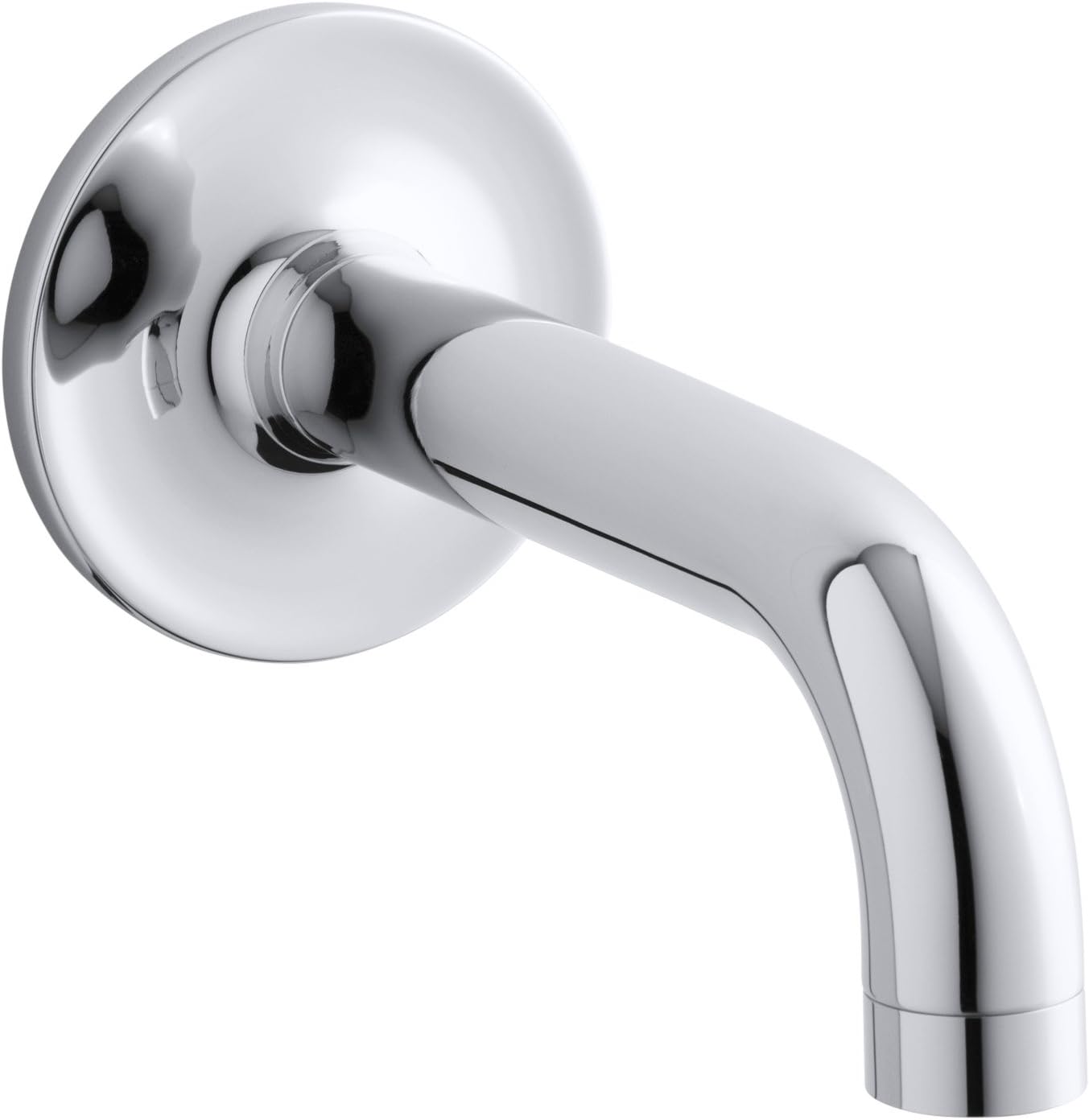 Polished Chrome Wall-Mount Bath Spout L867