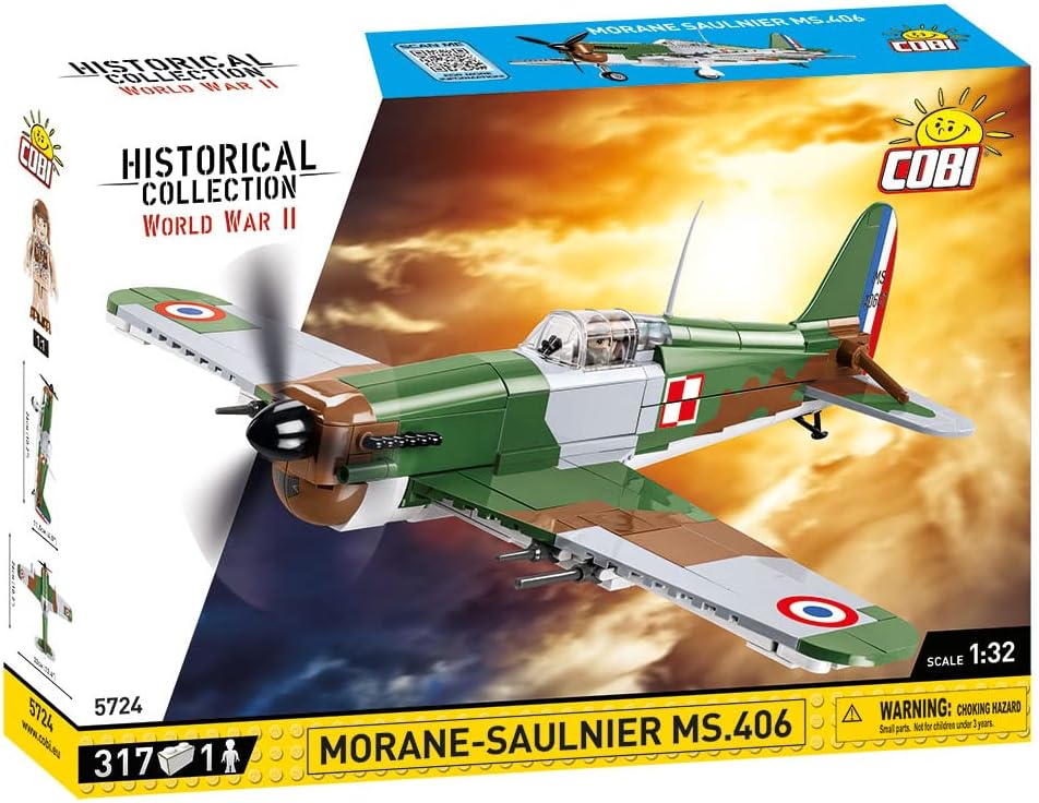 World War II Morane-Saulnier MS.406, Pack of 2 X68978