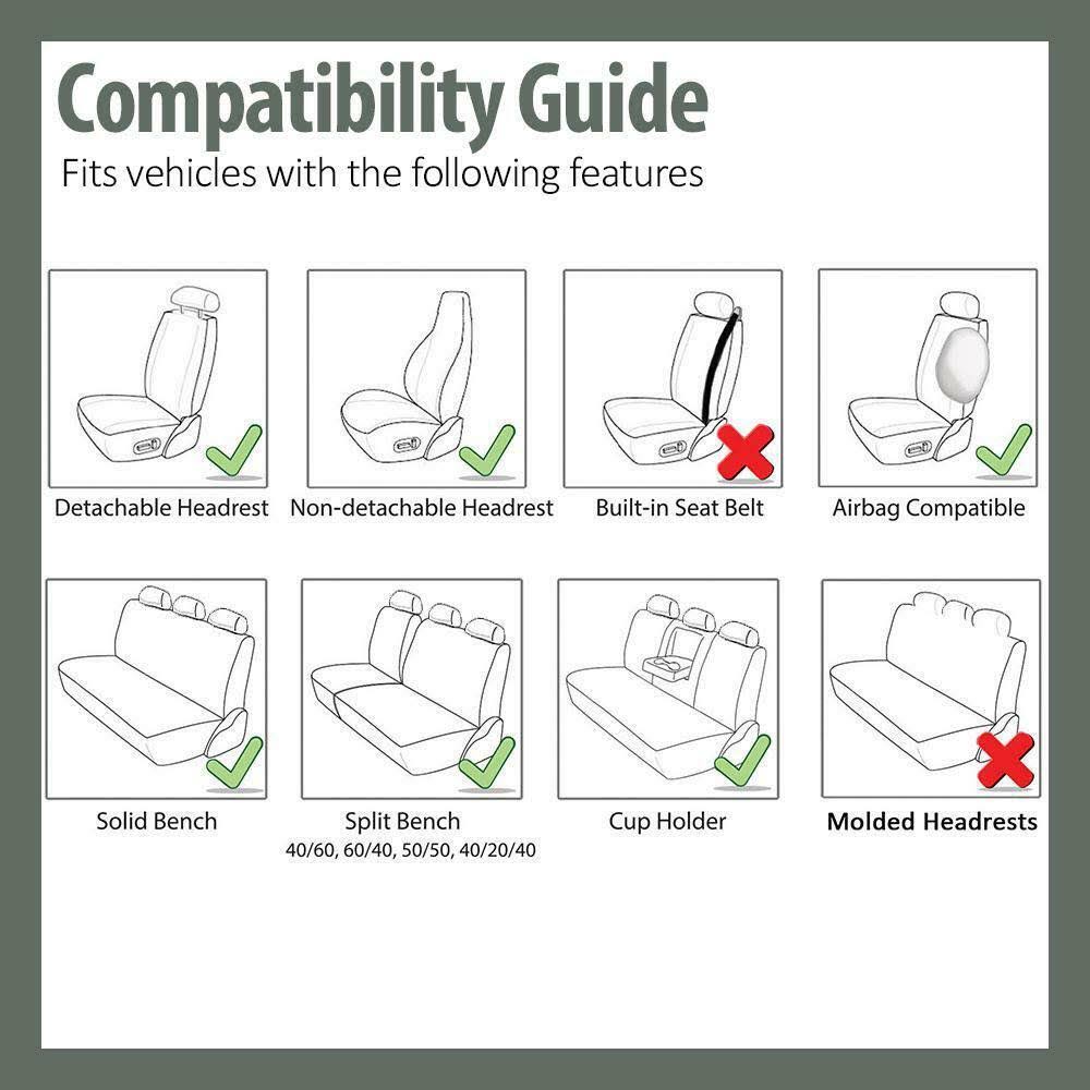 Full Set Sports Car Seat Cover U17851