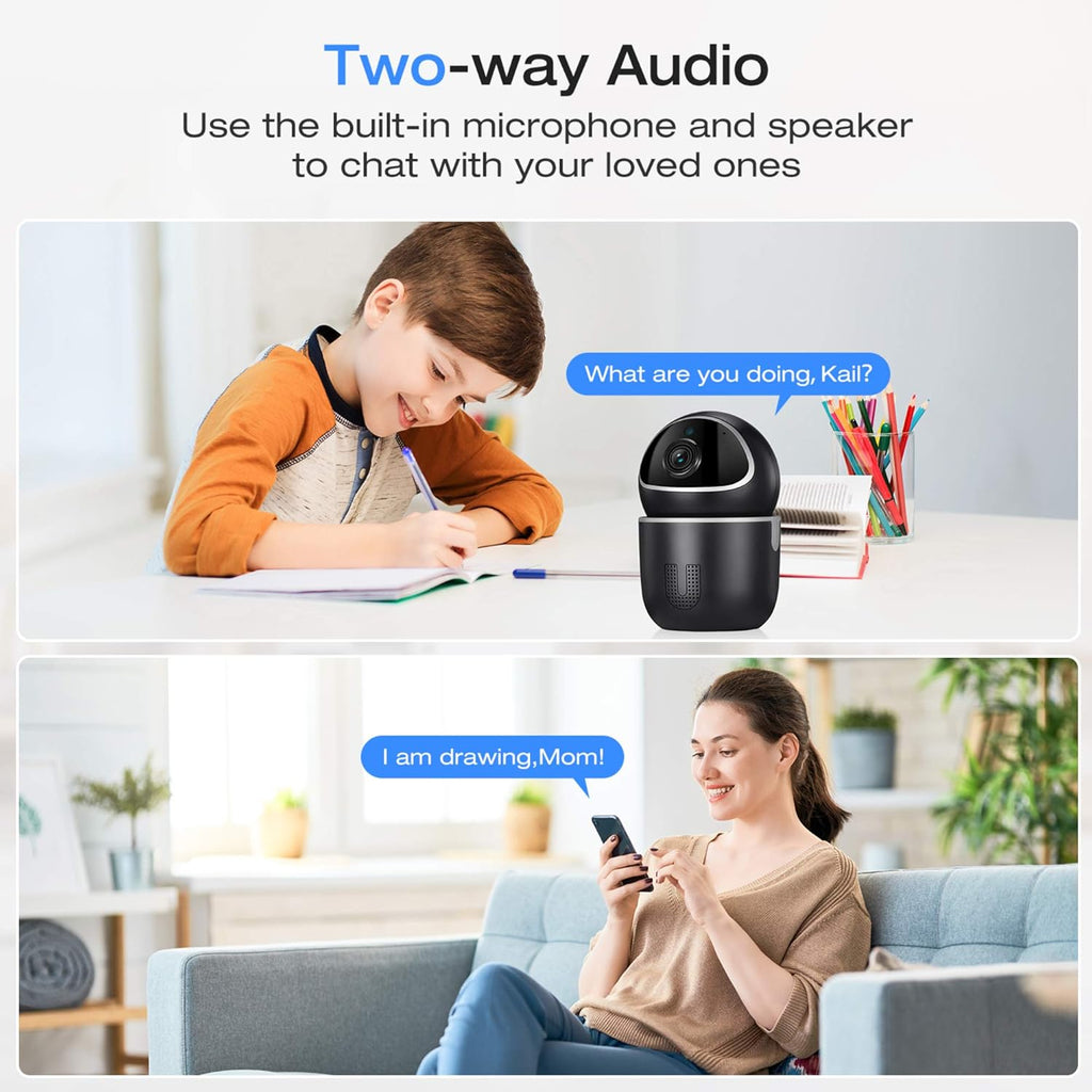 Indoor Security Camera with Motion Detection, Night Vision, 2-Way Audio M953