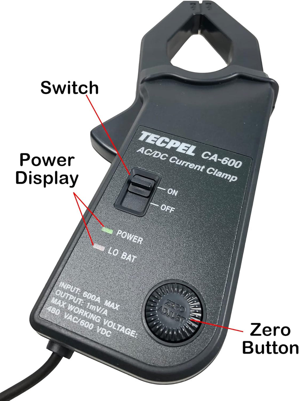 AC/DC Current Clamp Transmitter Probe 600A S440266