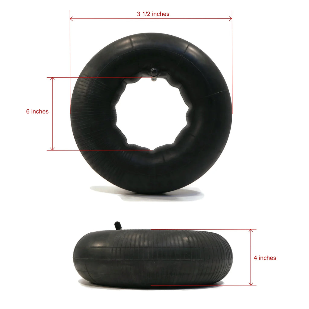2 Tire Inner Tubes 4.00x6 TR13 Straight Valve Stem M8714