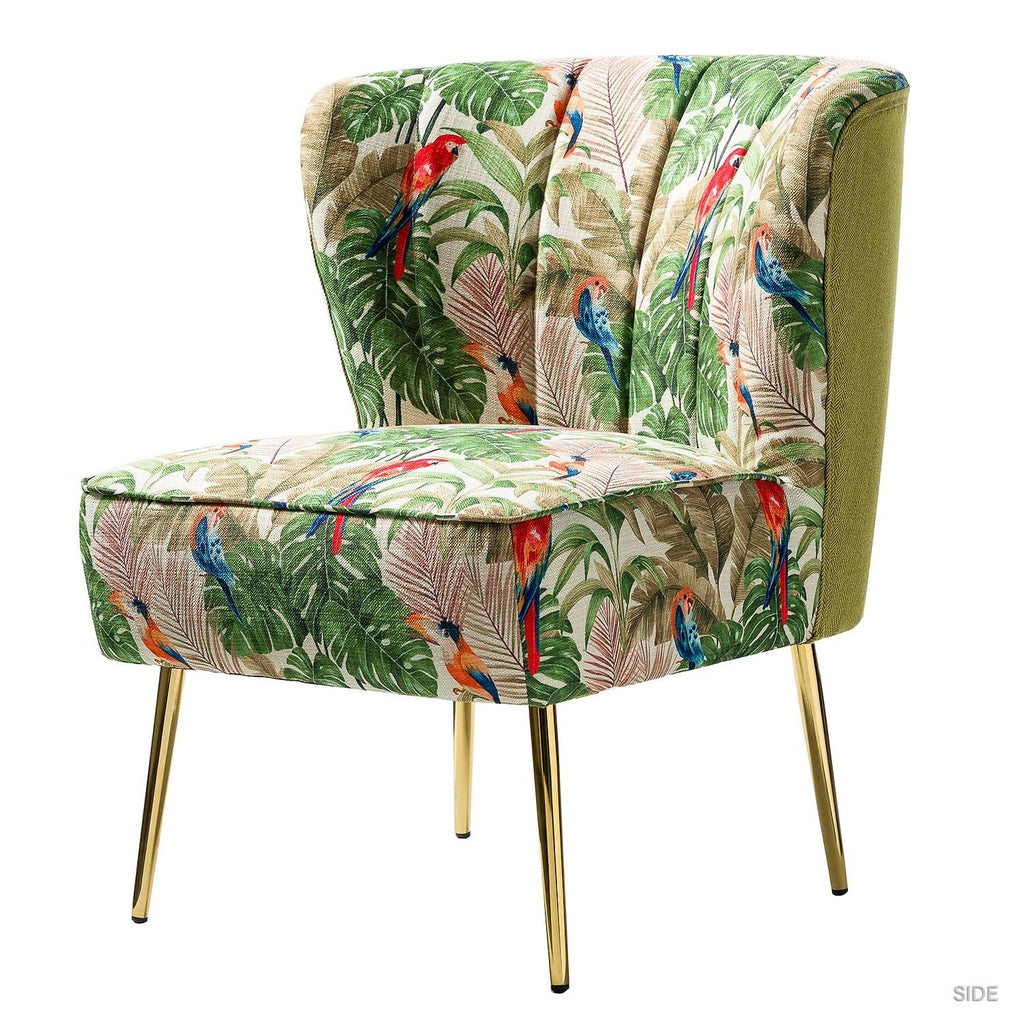 Purple Tufted Side Chair C895