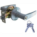 Satin Nickel Entry Door Lever Lock Set, 6-Pack, Keyed Alike R9233