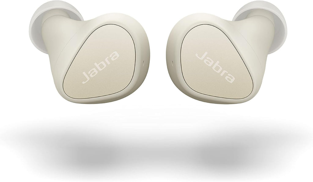 Light Beige In Ear Wireless Bluetooth Earbuds with 4 Built-in Microphones N6016