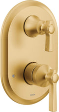Chrome 2-Handle Shower Trim with Integrated Transfer M374