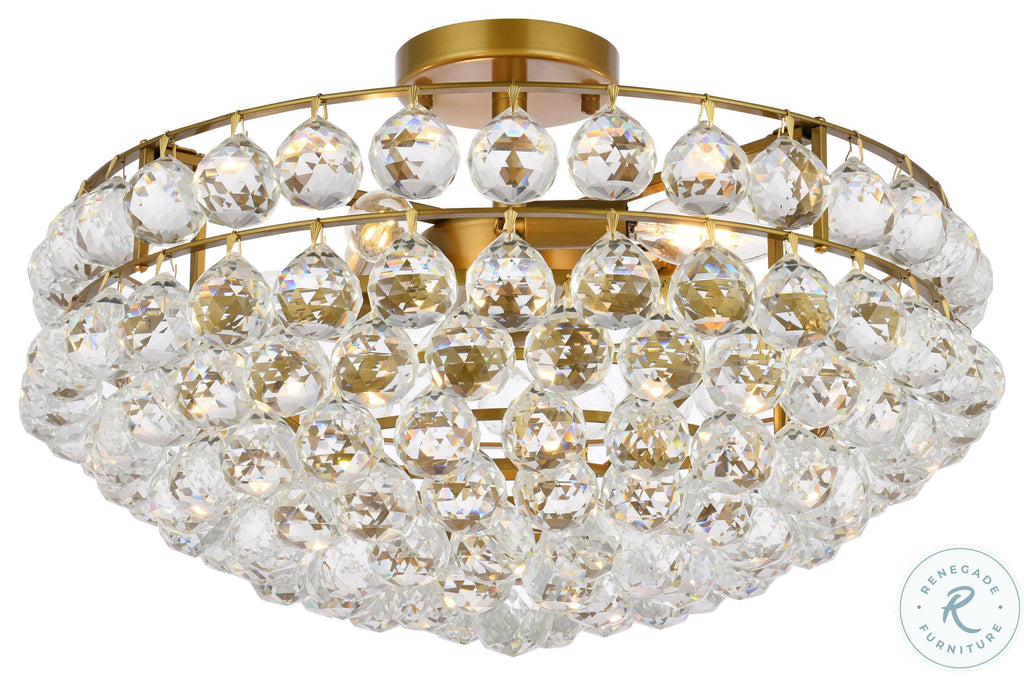 Brass Flush Mount F3205