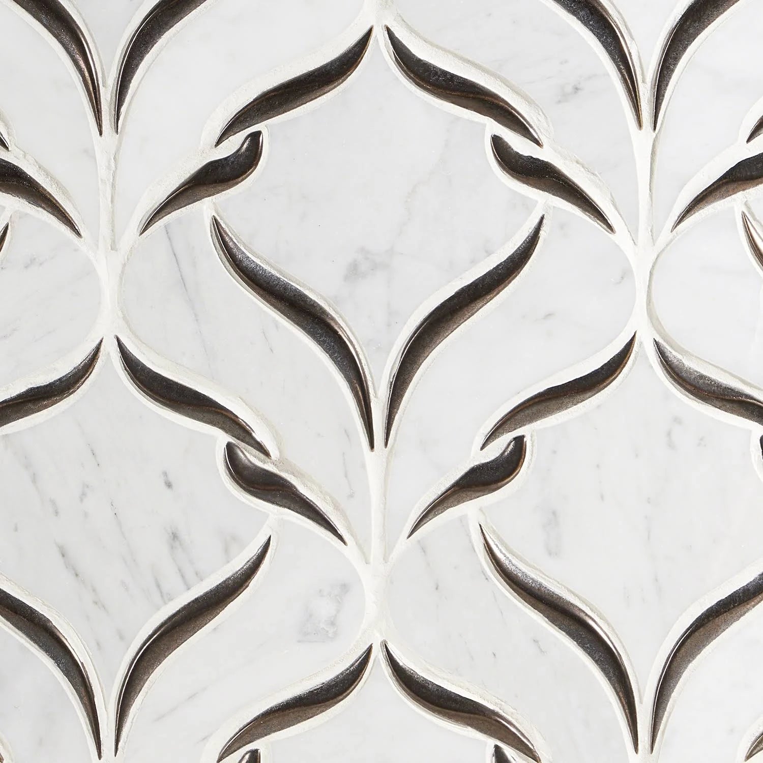 Polished Carrara Mosaic J7373