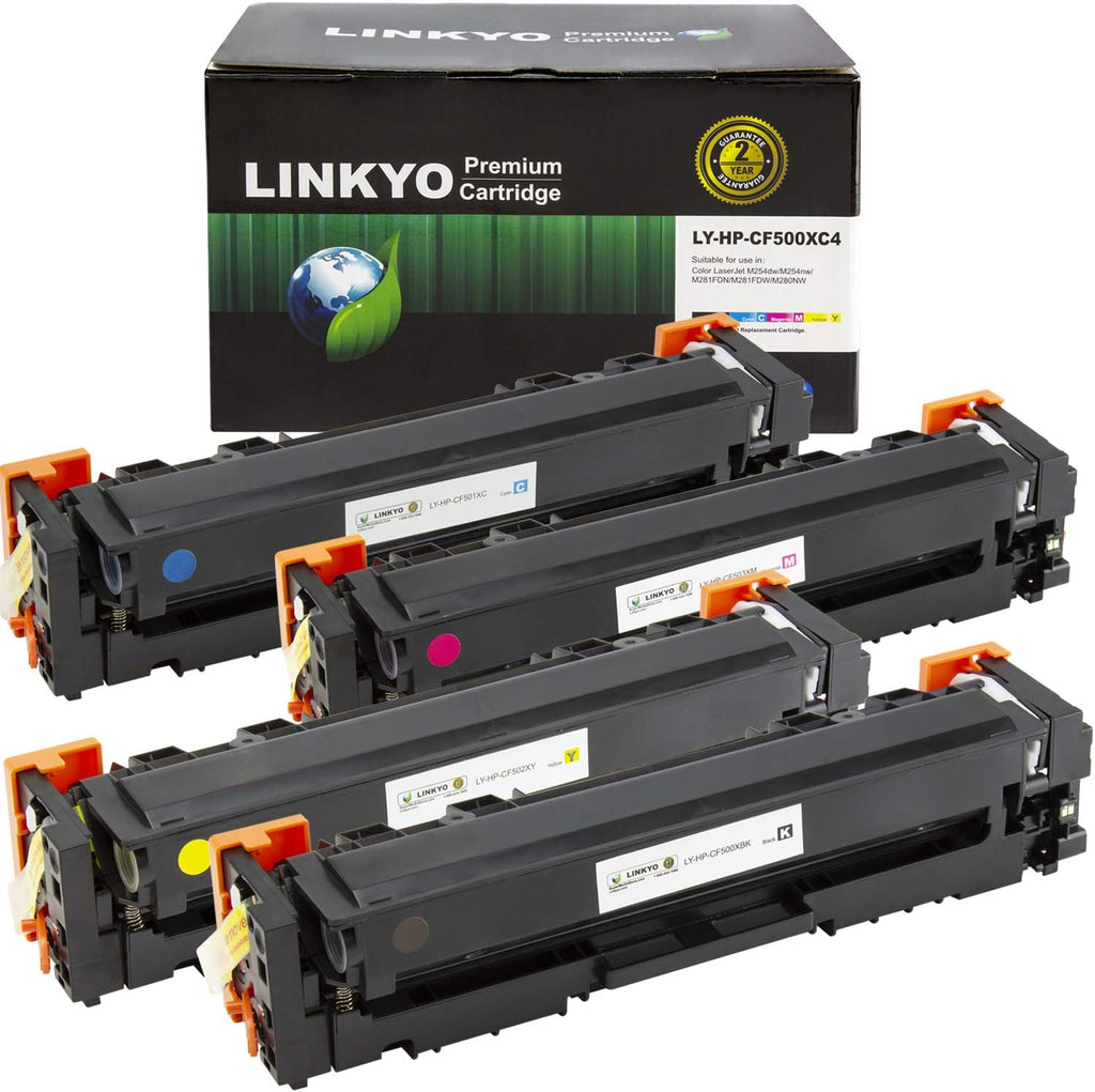 Compatible Toner Cartridge 4-Pack Black Cyan Magenta Yellow L269270