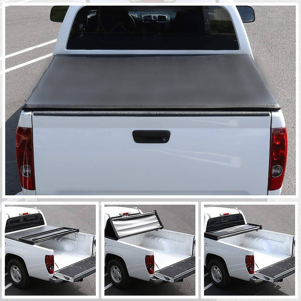 Tri-Fold Tonneau Cover for Nissan Frontier King Cab T8023