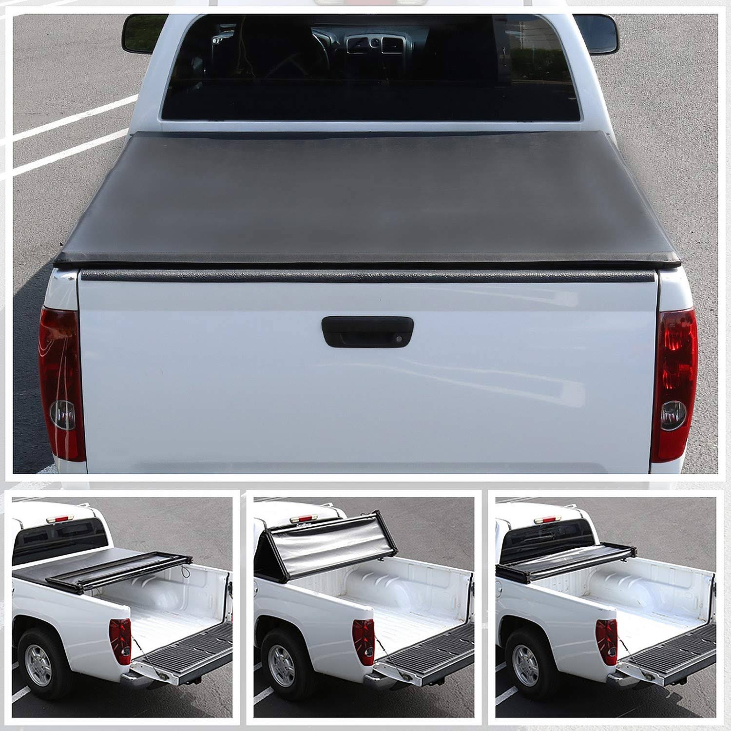 Tri-Fold Tonneau Cover for Nissan Frontier King Cab T8023