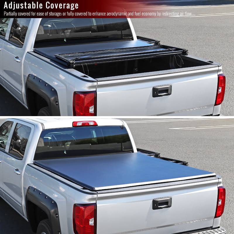 Tri-Fold Tonneau Cover for Nissan Frontier King Cab T8023