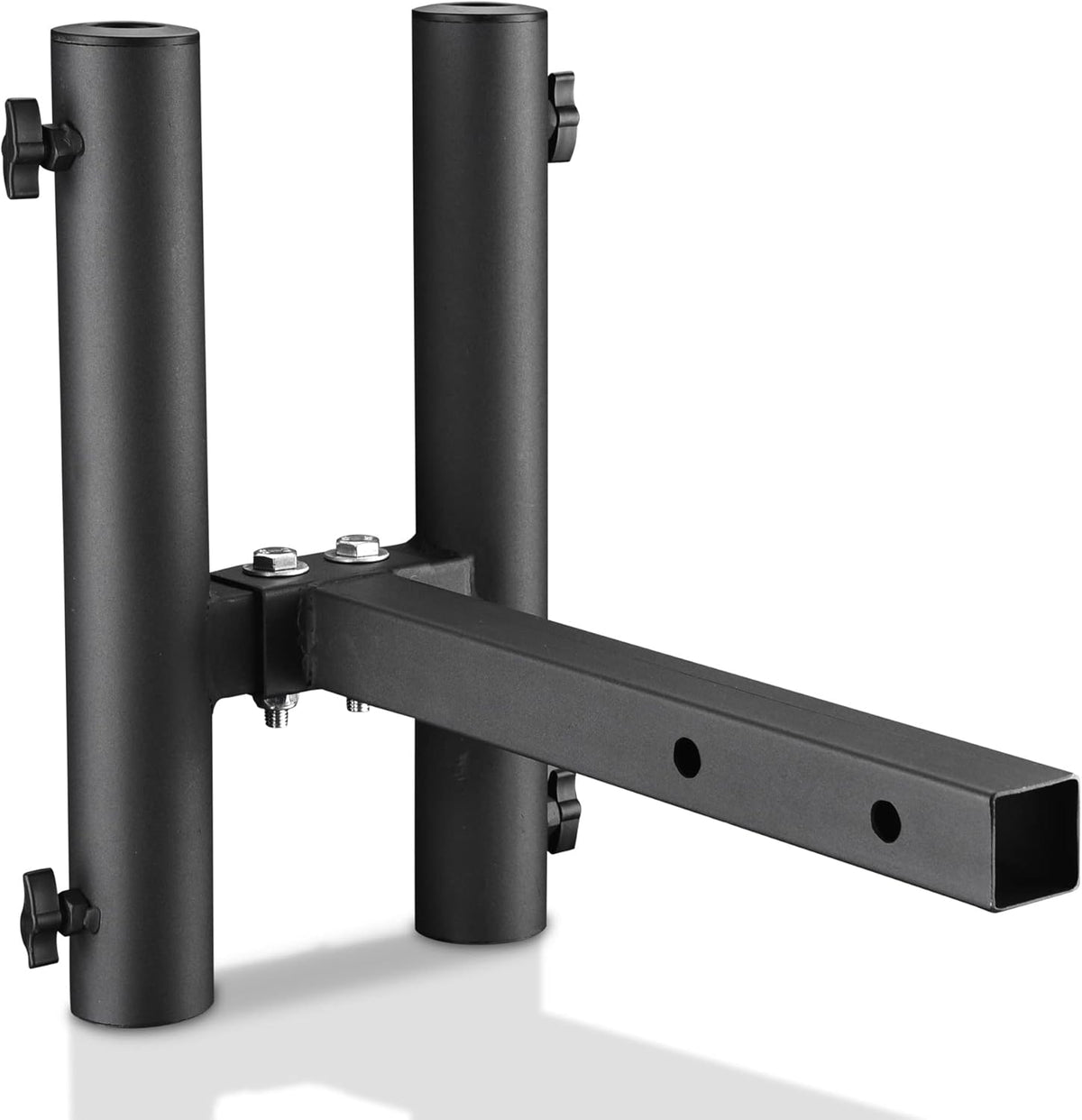 2 Hitch Mount Flagpole Holder with Anti-Wobble Screw Black O1278