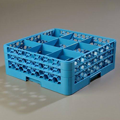 9 Compartment Glass Rack with 2 Extenders D5781