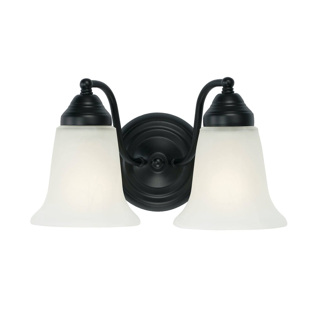 2 Light Vanity Matte Black F36796