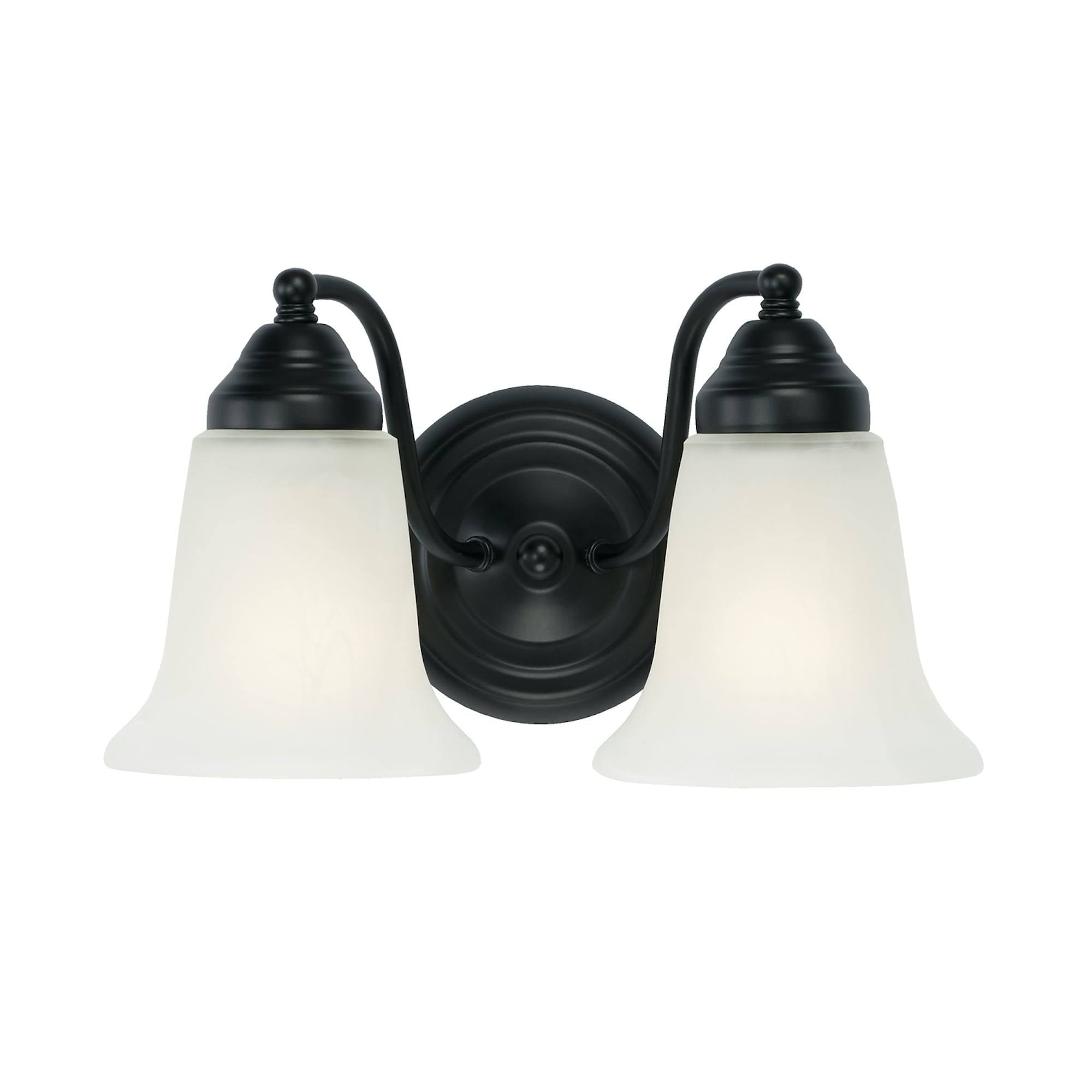 2 Light Vanity Matte Black F36796