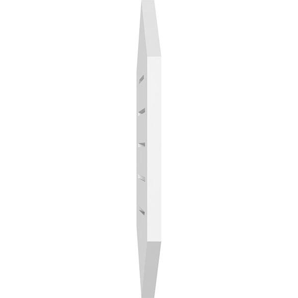 12x22W x 42x22H Vertical Peaked Surface Mount PVC Gable Vent 9/12 Pitch X663878