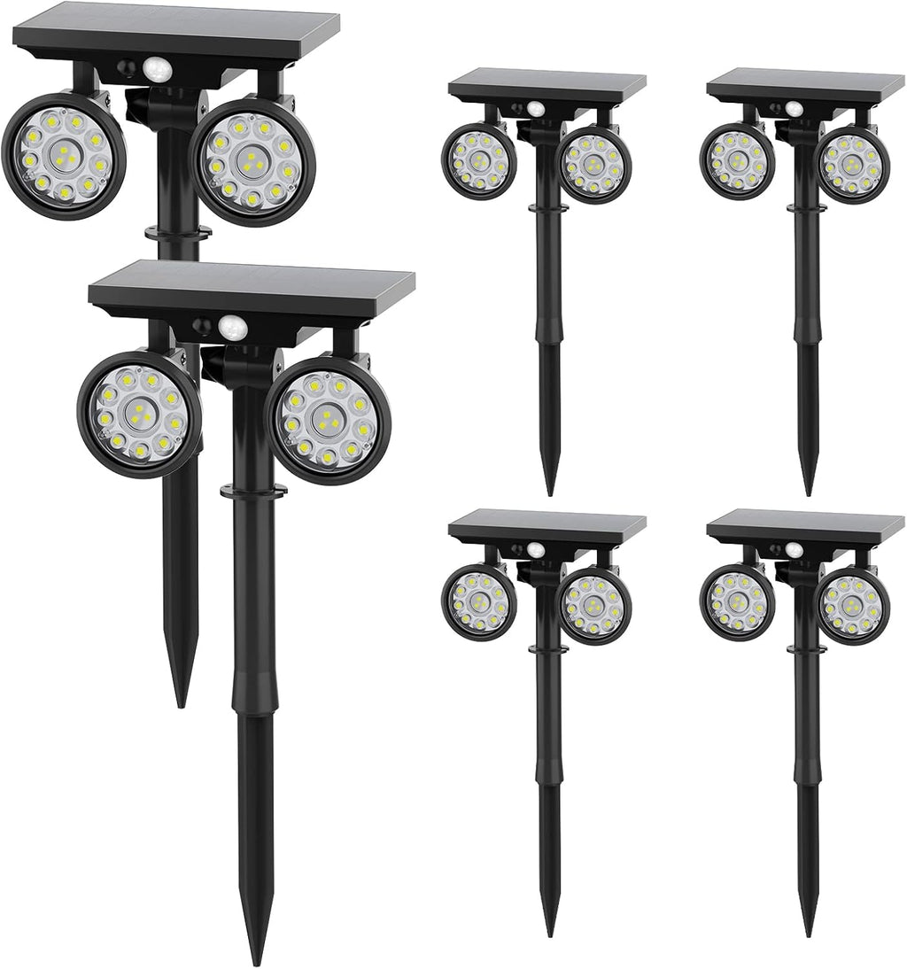 4 Pack Solar Motion Sensor Outdoor Spot Lights F321