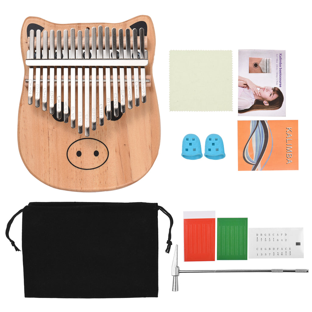 17-Key Portable Thumb Piano Y6167