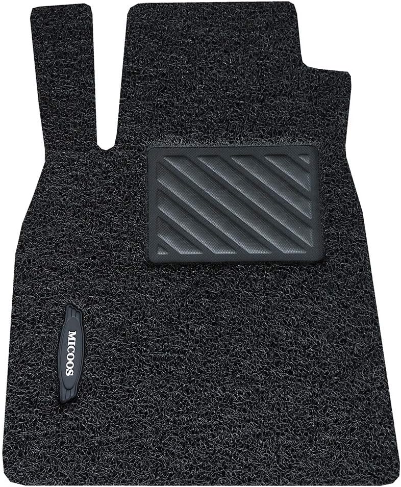 Black Waterproof Heavy Duty Car Floor Mat Set Pack of 2 O8745