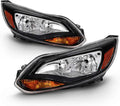 Black Trim Halogen Headlights Pair K57681