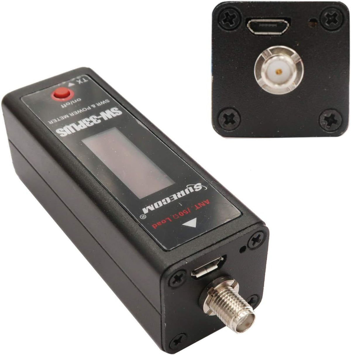 100W 125-525 MHz Digital VHF UHF Two-Way Radio SWR Meter Pack of 2 W3092