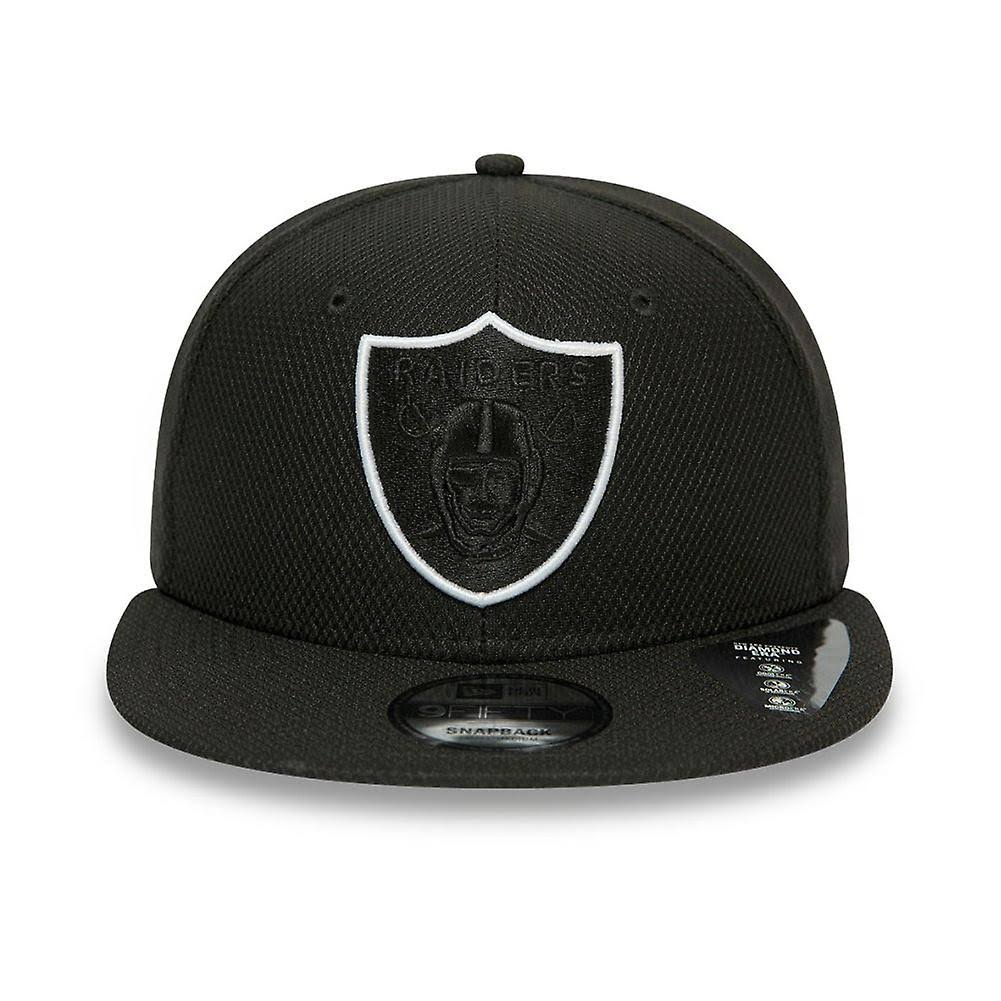 Black Outline Raiders Snapback Cap N432