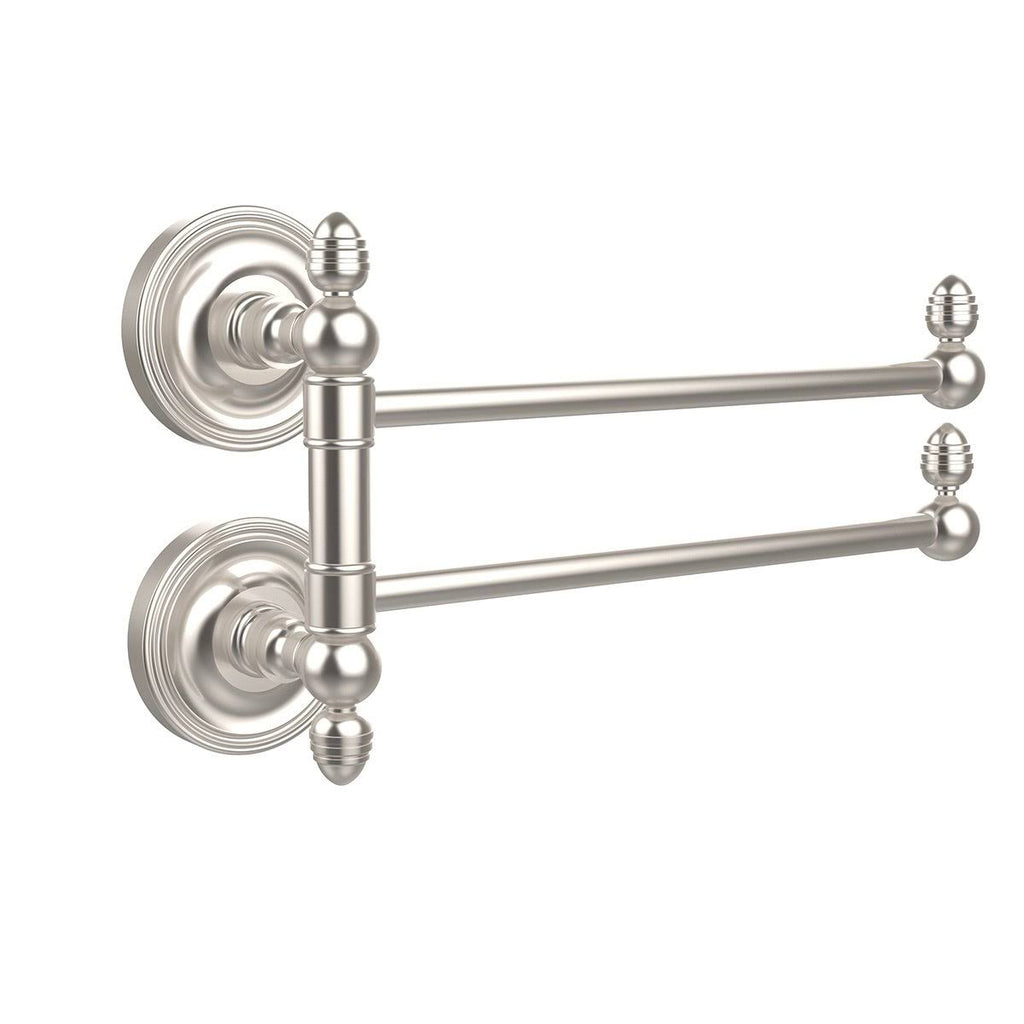 Satin Chrome Swing Arm Towel Rail M8211