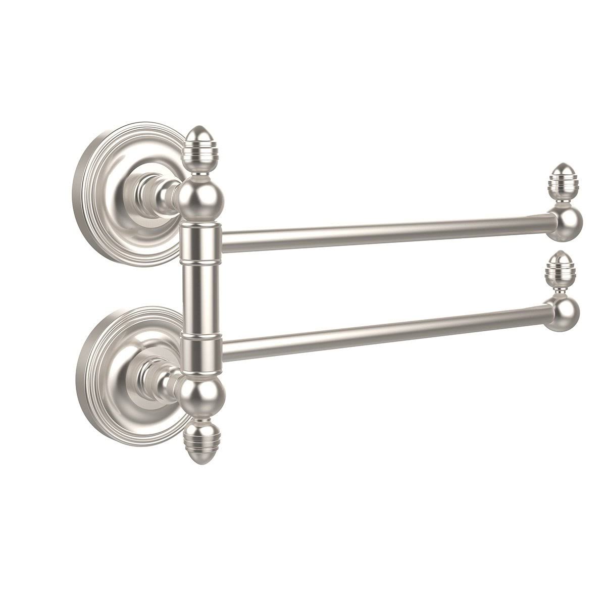 Satin Chrome Swing Arm Towel Rail M8211