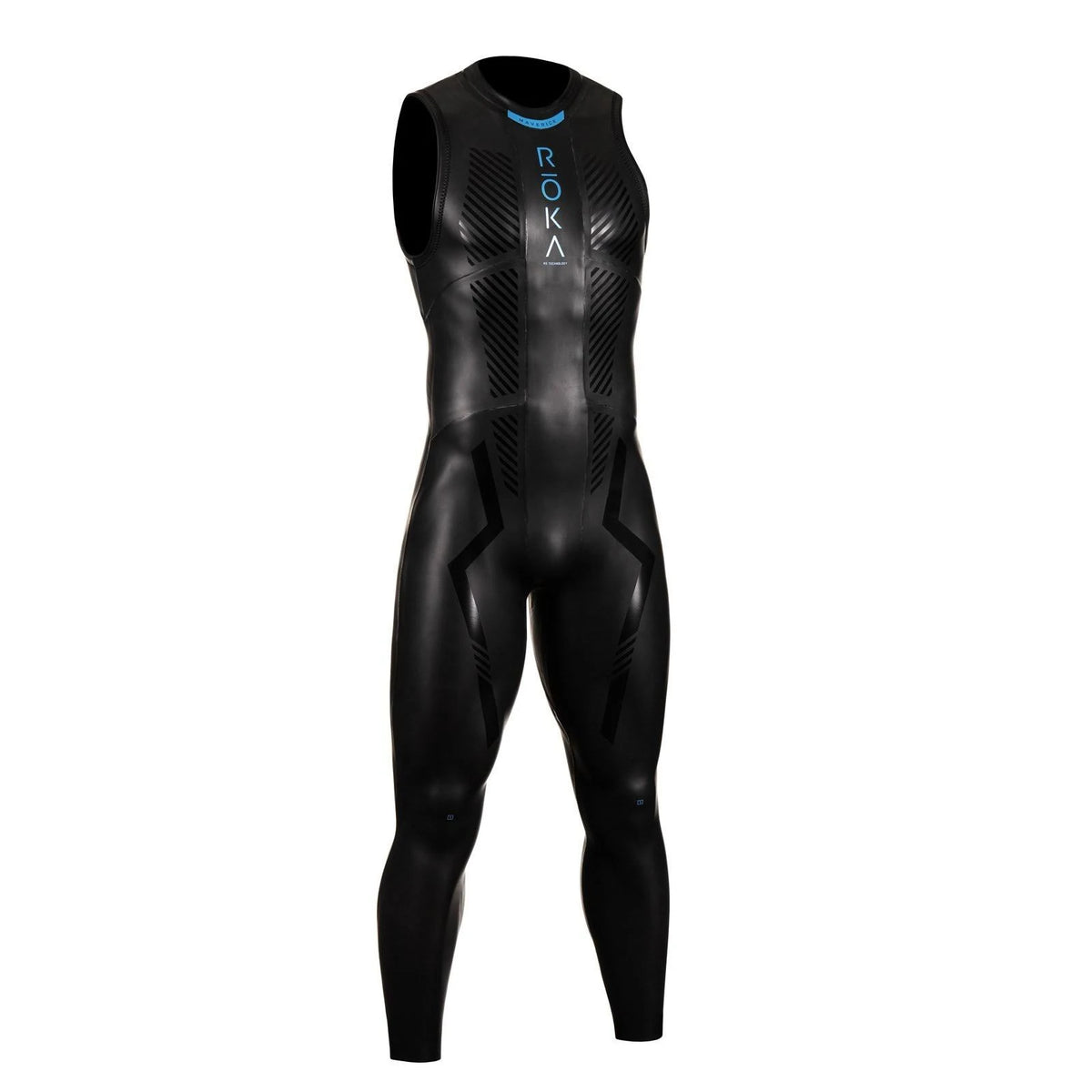 Black/Cyan Sleeveless Wetsuit G404073