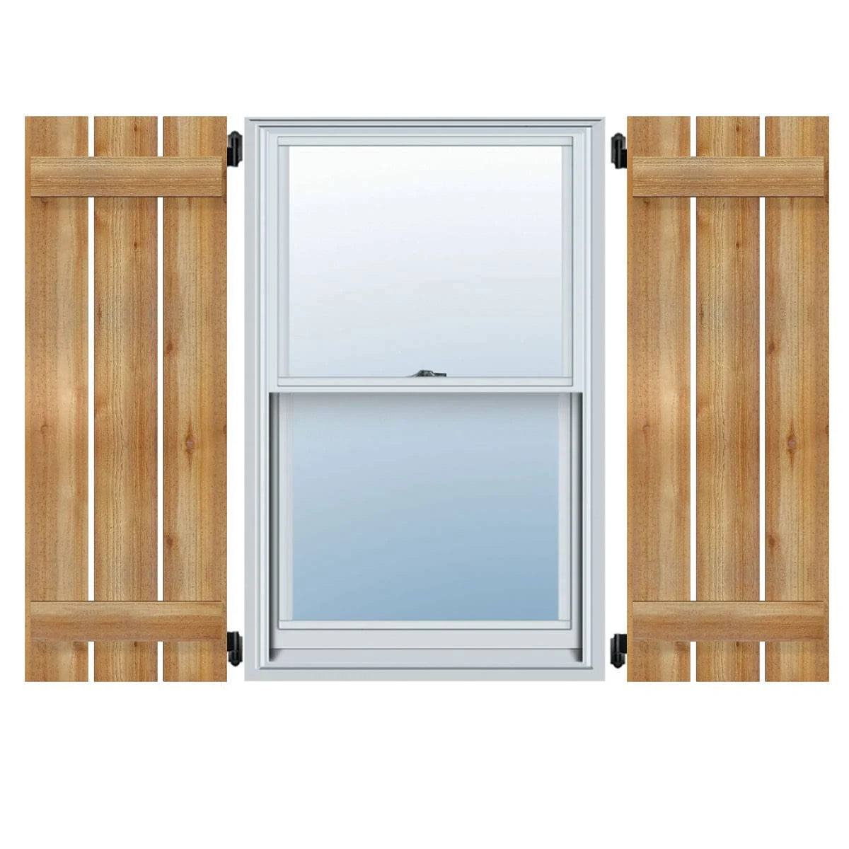 Rough Sawn Board-n-Batten Shutters E7649