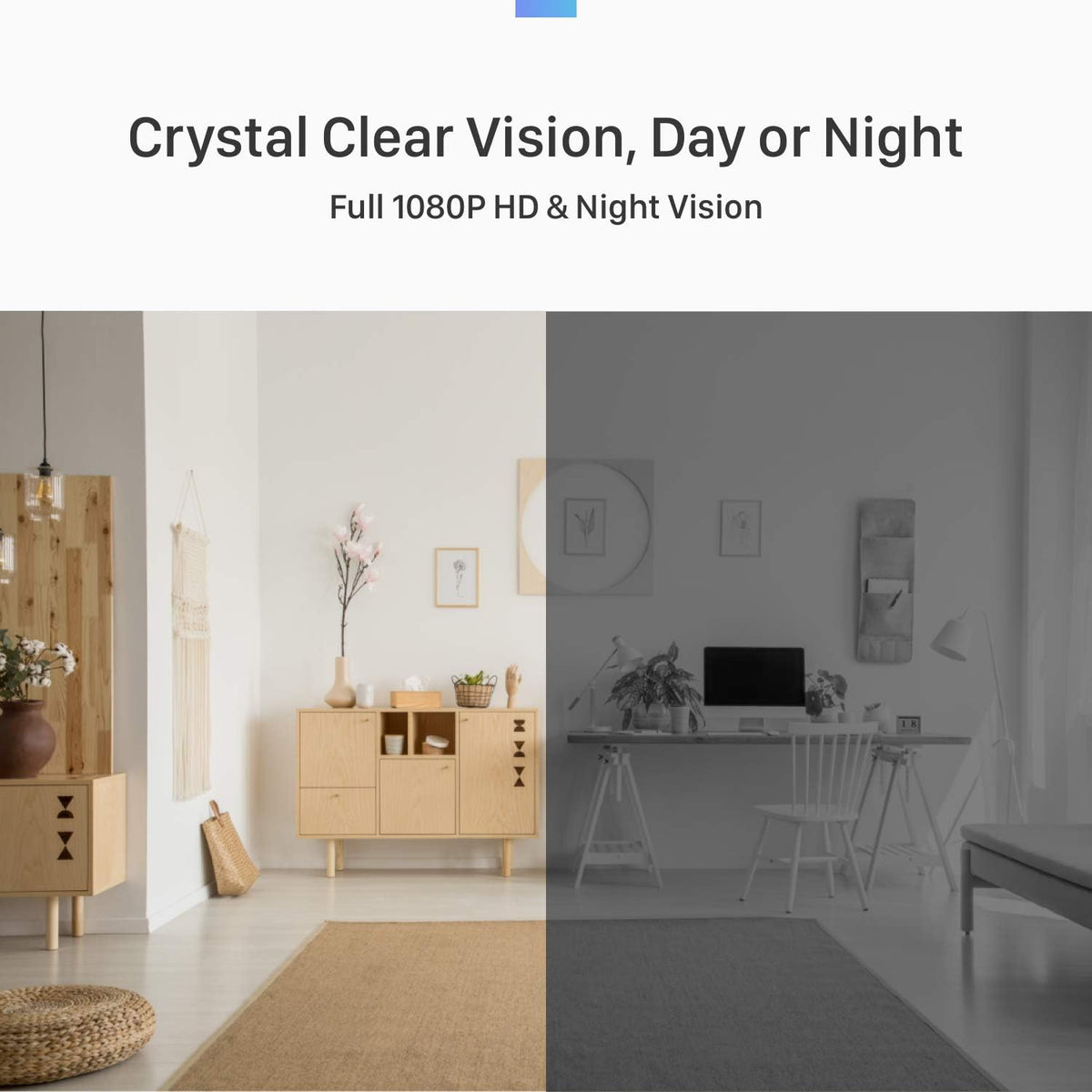 Indoor Security Camera with Motion Detection, Night Vision, 2-Way Audio M953