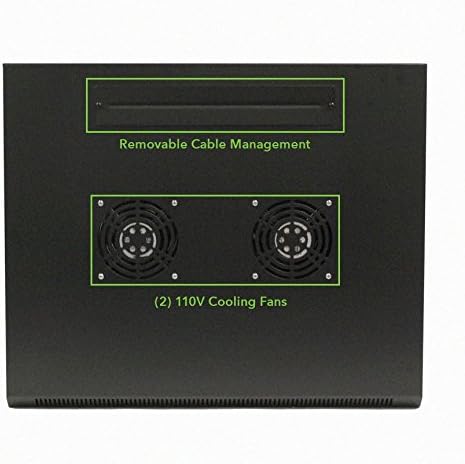15U Wall Mount Audio Video Rack Cabinet with Glass Door N123298